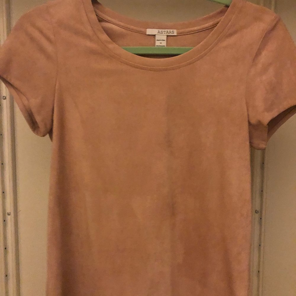 "Astars" Soft Pink, Velour Tee!